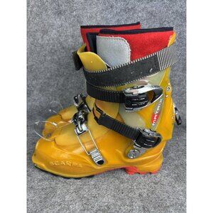 Scarpa Matrix Ski Boots Mens 301mm BSL Yellow Vibram Sole Alpine Touring AT